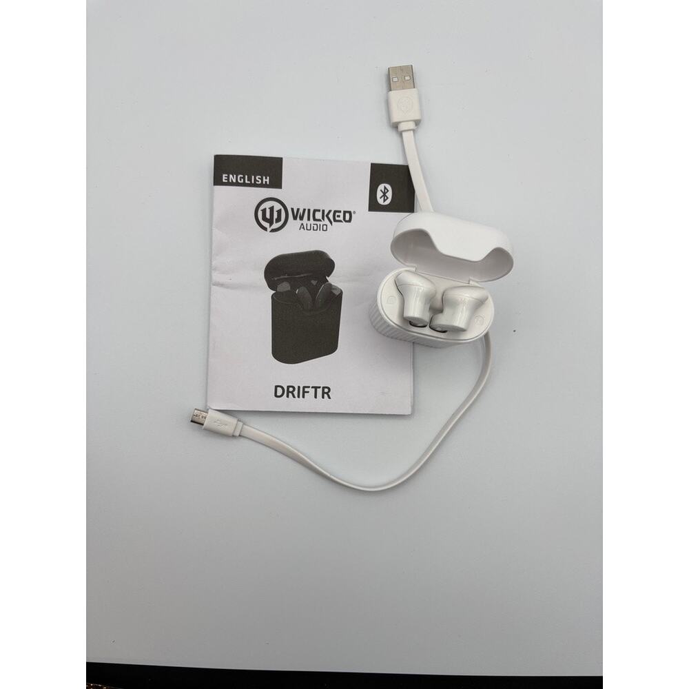 Ear buds, Driftr Wicked Audio Bluetooth, white,